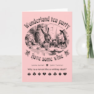 Wonderland Tea Party Kaart