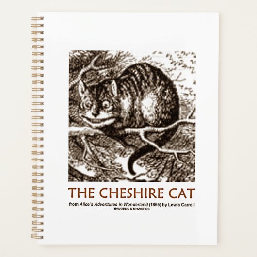 Wonderland The Cheshire Cat Planner (Voorkant)