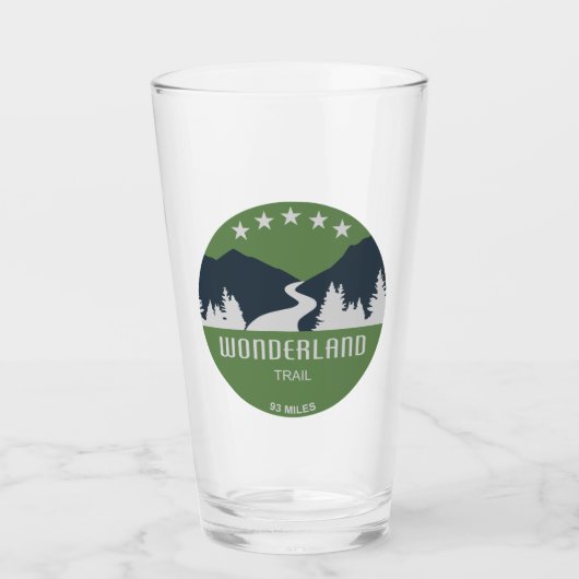 Wonderland Trail Glas (Voorkant)