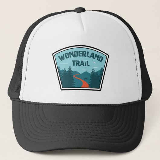 Wonderland Trail Trucker Pet (Voorkant)