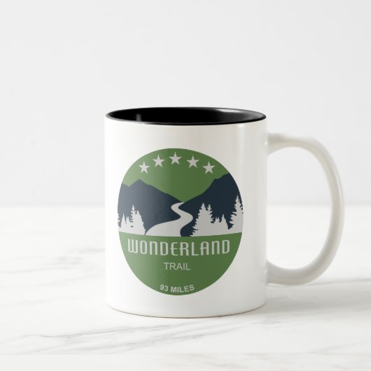 Wonderland Trail Tweekleurige Koffiemok (Rechts)