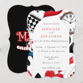 Wonderland Whimsy Faire-part de mariage (Devant / Derrière)
