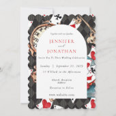 Wonderland Whimsy Faire-part de mariage (Devant)