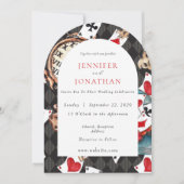 Wonderland Whimsy Faire-part de mariage (Devant)