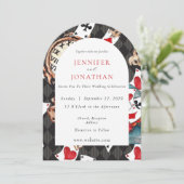 Wonderland Whimsy Faire-part de mariage (Debout devant)