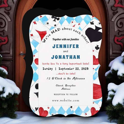 Wonderland Whimsy Faire-part de mariage