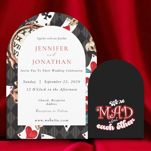 Wonderland Whimsy Faire-part de mariage