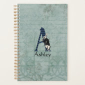Wonderland White Rabbit Letter A Persoonlijk Planner (Voorkant)