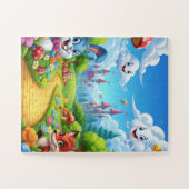 Wonderland With Mr Buuny & Mrs Fox Legpuzzel (Horizontaal)