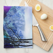 Wonderlights hiver Serviette de cuisine (Quart Plié)