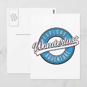 Wonderlust Verken Avontuur Briefkaart