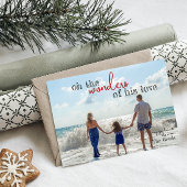 Wonders van zijn liefdeskerstkaart feestdagenkaart