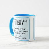 Wondervolle chirurgische Mok (Voorkant links)