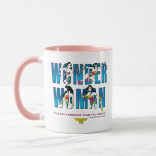 Wondervrouw: "Je bent sterker dan je gelooft" Mok