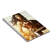 Wondervrouw op zonsondergang notitieboek (Rechterzijde)