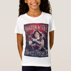 Wondervrouw vecht voor gerechtigheid t-shirt