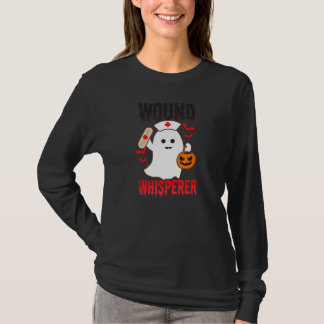 Wondfluisteraar Halloween Verpleegster T-shirt