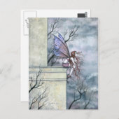 Wondrer Heart Fairy Carte postale (Devant / Derrière)