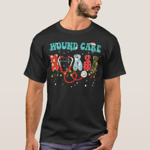 Wondverzorging met kerstwond Verpleegzuster Wondst T-shirt