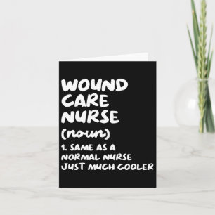 Wondverzorging Nurse Definition Funny Nursing Kaart