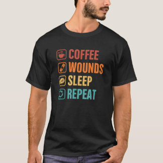 Wondverzorging Verpleegkundige Cafeïnehoudende Kof T-shirt
