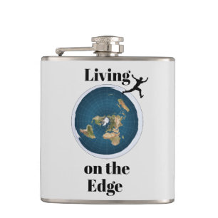 Wonen op de Edge Flask Heupfles