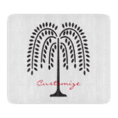 Wonende Wilde Silhouette Thunder_Cove Snijplank (Voorkant)