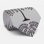 Wonende Wilde Silhouette Thunder_Cove Stropdas (Opgerold)