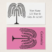 Wonende Wilde Silhouette Thunder_Cove Visitekaartje (Voorkant /achterkant)