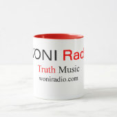 WONI RADIO TRUTH MUSIC COMBO MUG (Centre)