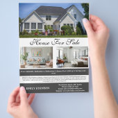 Woning te koop flyer (Hand)