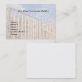 woningbouw visitekaartje (Voorkant / Achterkant)