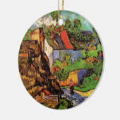 Woningen in Auvers door Vincent van Gogh Keramisch Ornament (Links)