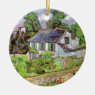 Woningen in Auvers door Vincent van Gogh Keramisch Ornament