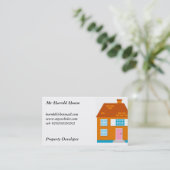 woningen, visitekaartje (Staand voorkant)