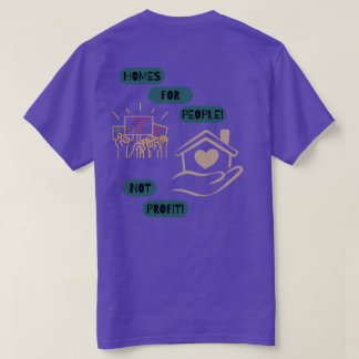 Woningen voor Mensen, Niet voor Winst T-shirt