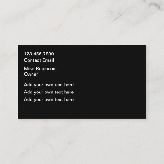 Woningverbouwing en constructie Visitekaartjes (Achterkant)