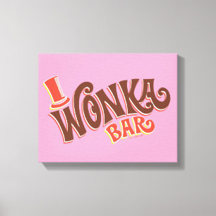 Wonka Bar Logo Canvas Afdruk