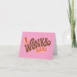Wonka Bar Logo Notitiekaartje