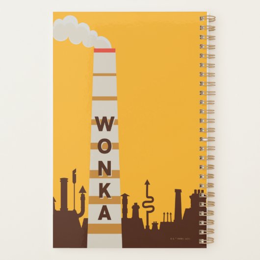 Wonka Factory Silhouette Planner (Achterkant)