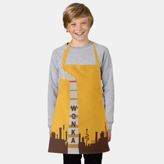 Wonka Factory Silhouette Schort (Gedragen)