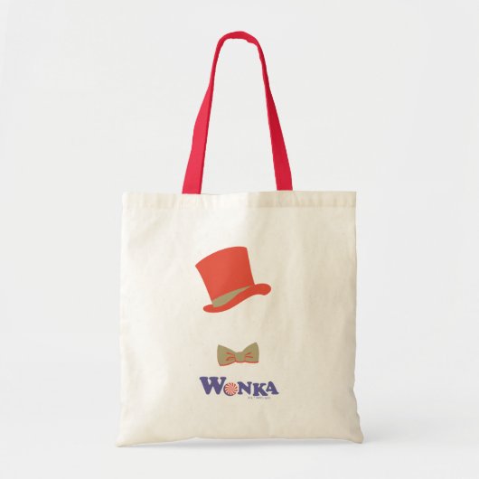 Wonka Hoed en vlinderdas Tote Bag (Voorkant)