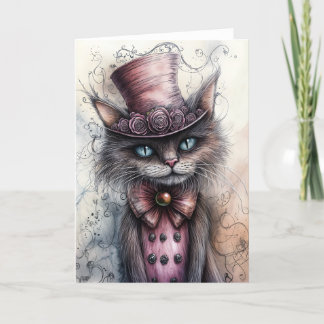 Wonka Kat Wenskaart Bedankkaart
