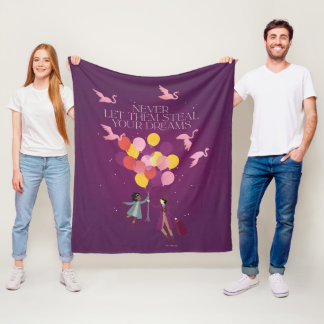 Wonka "Laat ze nooit je dromen stelen" Fleece Deken