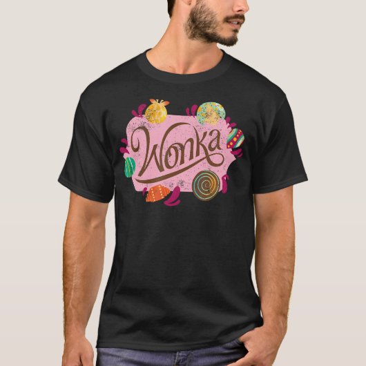 Wonka - Logo Snoep T-shirt (Voorkant)