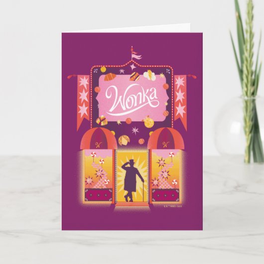 Wonka Snoep Store Graphic Kaart (Voorkant)