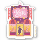 Wonka Snoep Store Graphic Sticker (Voorkant)