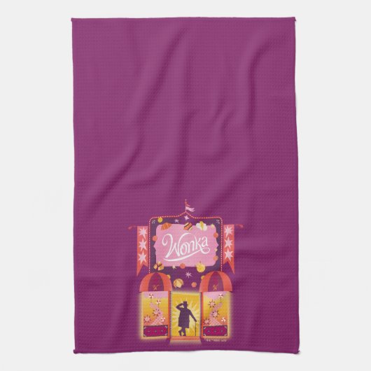 Wonka Snoep Store Graphic Theedoek (Verticaal)