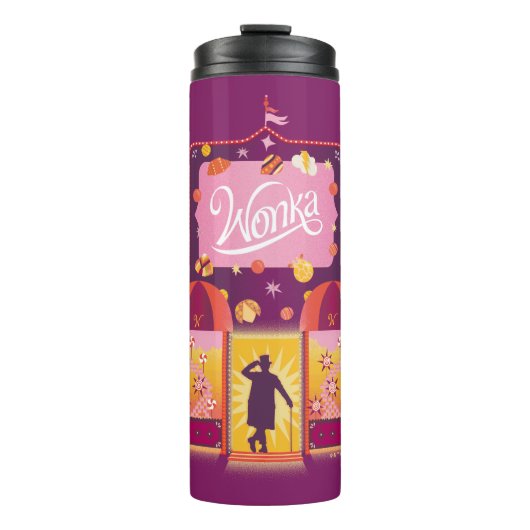 Wonka Snoep Store Graphic Thermosbeker (Voorkant)