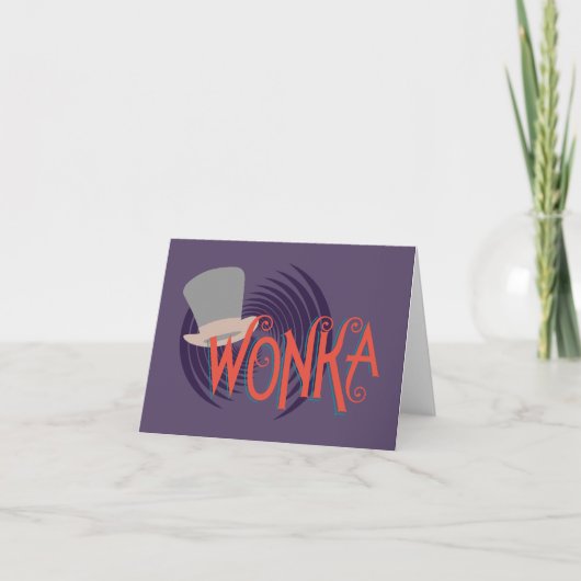 Wonka Spiraal Logo Notitiekaartje (Voorkant)